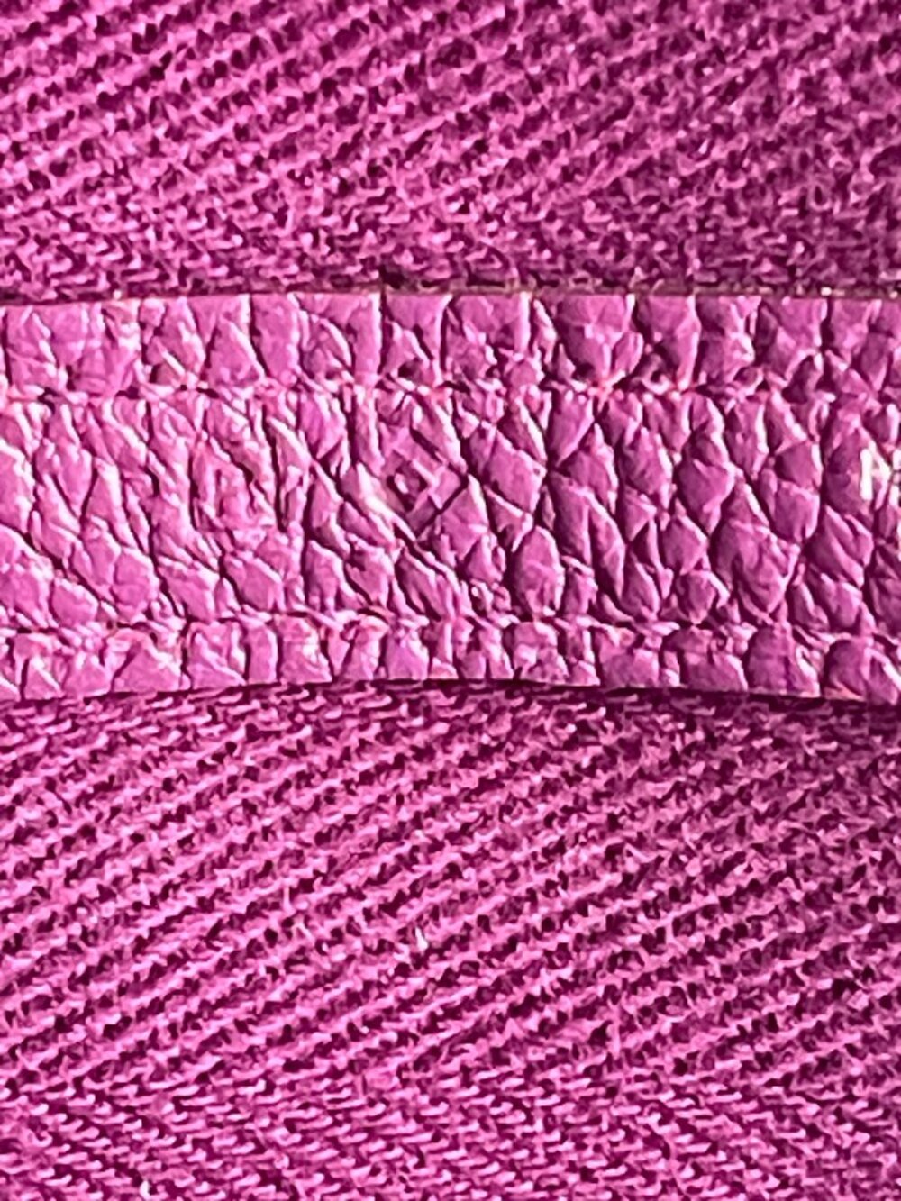 Hermes Garden Party 36 Toile & Leather Tote Palladium Hardware-Purple - Preowned - Picture 5 of 13